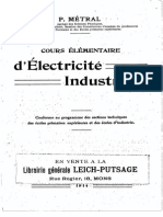 P.métral - Cours Élémentaire D'électricité Industrielle