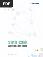 2013 Foxconn CSER Annual Report