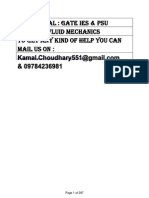 Fluid Mechanics Mech Gate Ies Notes