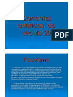 (Microsoft Power Point - Correntes Artisticas