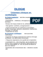 1-Examen Clinique en Cardiologie