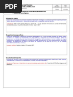 Documento de Especificación de Requerimientos de Soluciones Tec