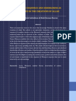 Fibonacci Sequence and Orderliness As Observed in The Creations of Allah