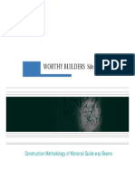 Construction Methodology of Monorail Guideway Beams