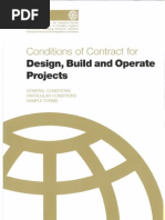 FIDIC CoC For Design, Build and Operate Gold