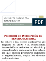 El Principio de Inscripción