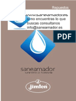 Recambios Jimten Saneamador 2015