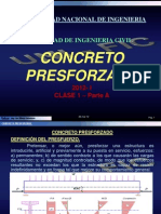 CONCRETO PRESFORZADO - CLASE 1 - Parte A PDF