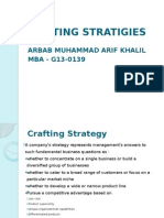 Crafting Strategies