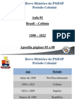 Breve Histórico Da PMESP Aula 1 - ESSd