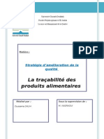 Traçabilité Des Produits Alimentaires