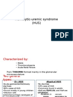 Hemolytic Uremic Syndrome