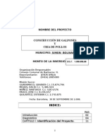 Construccion de Galpones y Cria de Pollos