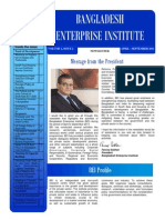 Bangladesh Enterprise Institute: Message From The President