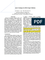 Coverage Analysis Techniques For HDL Design Validation: Jing-Yang Jou and Chien-Nan Jimmy Liu