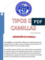 Tipos de Camillas PSF