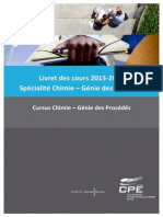 CPE Lyon - Livret Cours CGP - 2013-2014