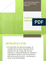 Exámenes de Laboratorio