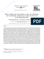 Effect of Tillage and Crop Roration On Pore Size Distribution