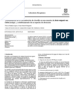 Determinación de La Concentración de Clorofila en Una Muestra de Beta Vulgaris Var. Cicla (Acelga), y Establecimiento de Su Espectro de Absorción