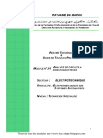 M10 - Analyse de Circuits À Semi-Conducteurs GE-ESA PDF