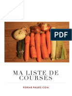 Ebook Liste de Courses Paléo Proposé Par Forme-Paleo