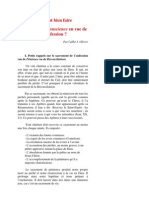 Comment Bien Faire Son Examen de Conscience en Vue de La Confession ? Par L'abbé J. Olivier