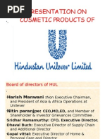 Presentation On Cosmetic Products of