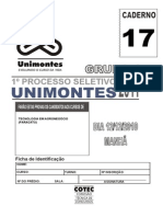 Prova Completa Unimontes