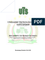 Reglamento de Trabajo Grado UTS