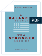 FY 2016 Budget Resolution