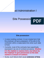 CA I - Section C - 2 - Clauses Related To Site Possession W8H1