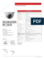 700TVL DIS Outdoor IR Dome Camera: DS-2CE55A2P (N) - IR