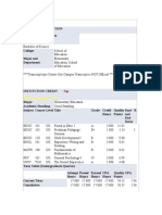 Transcript Data