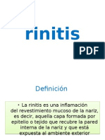 Rinitis y Rinofaringitis