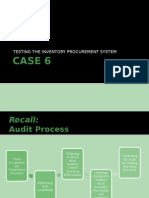 Case 6: Testing The Inventory Procurement System