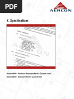 A Ac Specifications