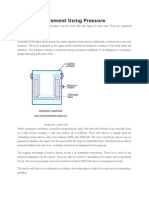 Force Measurement Using Pressure