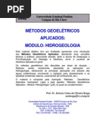 Métodos Geoelétricos Aplicados A Hidrogeologia