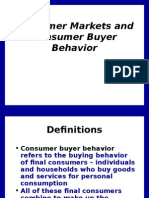 Consumer Markets and Consumer Buyer Behavior