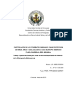 Proyecto Ucv Comite Proteccion Social Niños, Niñas y Adolecentes