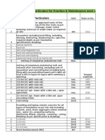 Tower Particulars