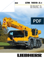 Liebherr LTM 1050-3.1 Mobile Crane - 50t - Information