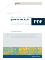 How To Choose Between Growth and ROIC