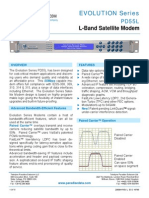 Paradise Datacom PD55 Evolution L-Band Satellite Modem Data Sheet 205084 RevL