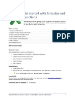 Excel Tutorial - Get Started With Formulas and Functions