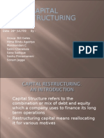 Capital Restructuring - Cholamandalam