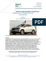 Autonomous Vehicle Implementation Predictions: Implications For Transport Planning