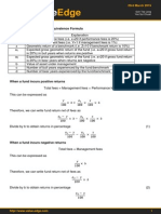 Derivation of Fee-Returns Equivalence