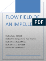 Flow Field of An Impeller